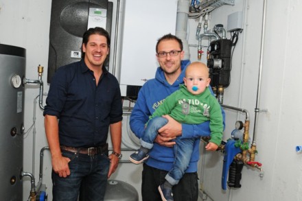 Glitzernde W&auml;rmepumpe