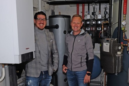 Alter Ölkessel musste raus Alter Ölkessel musste raus