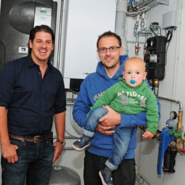 Glitzernde W&auml;rmepumpe