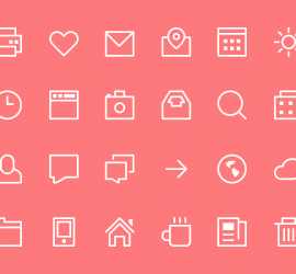 Thin Stroke Icons